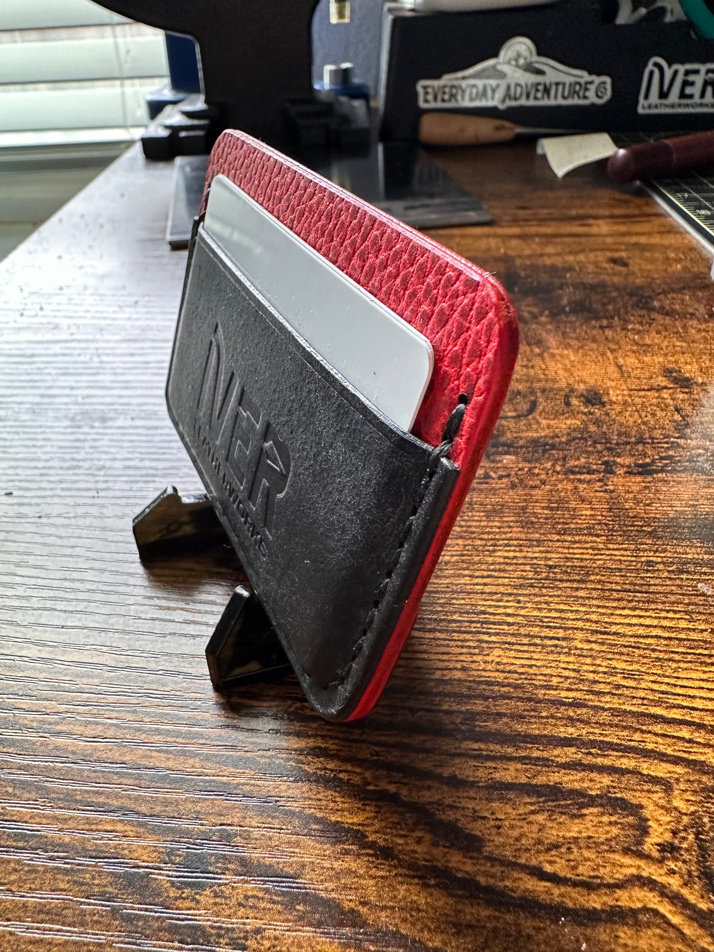 Black and Red Astro Wallet