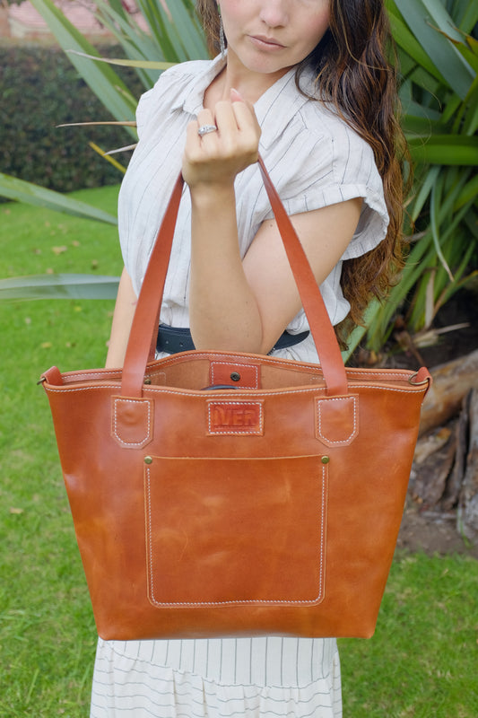 Light Brown Grace Tote