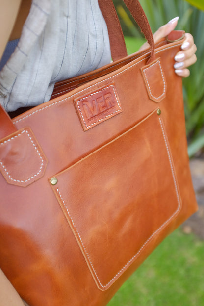 Light Brown Grace Tote