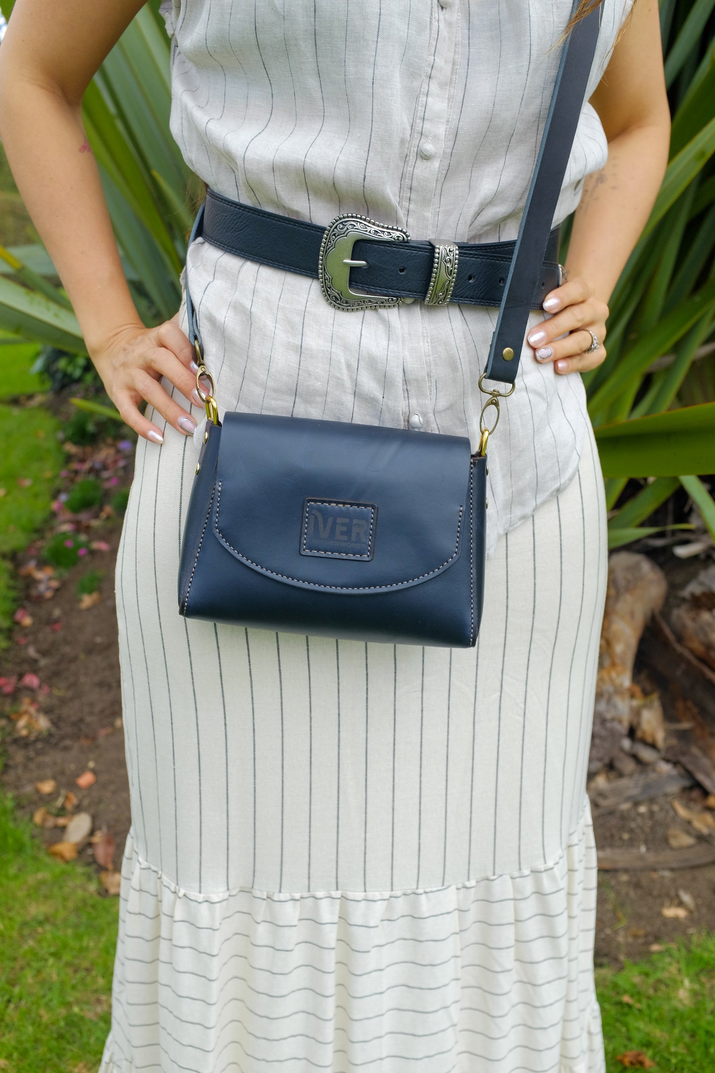 Dark Blue Luna Bag