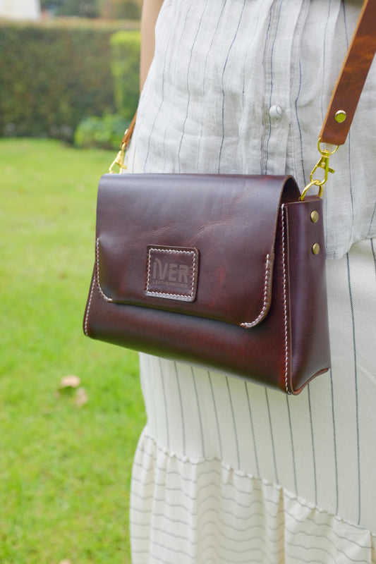 Maroon Luna Bag